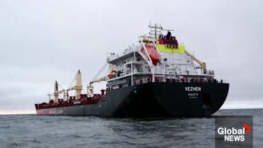 Click to play video '‘No way’: Bulgarian shipping CEO denies his crew severed under sea cable on purpose'